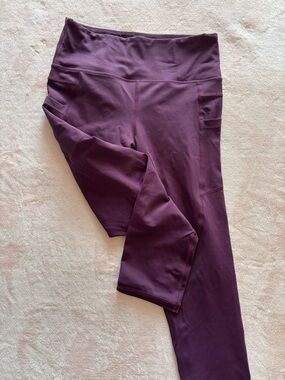 ZYIA Active Deep Plum Leggings